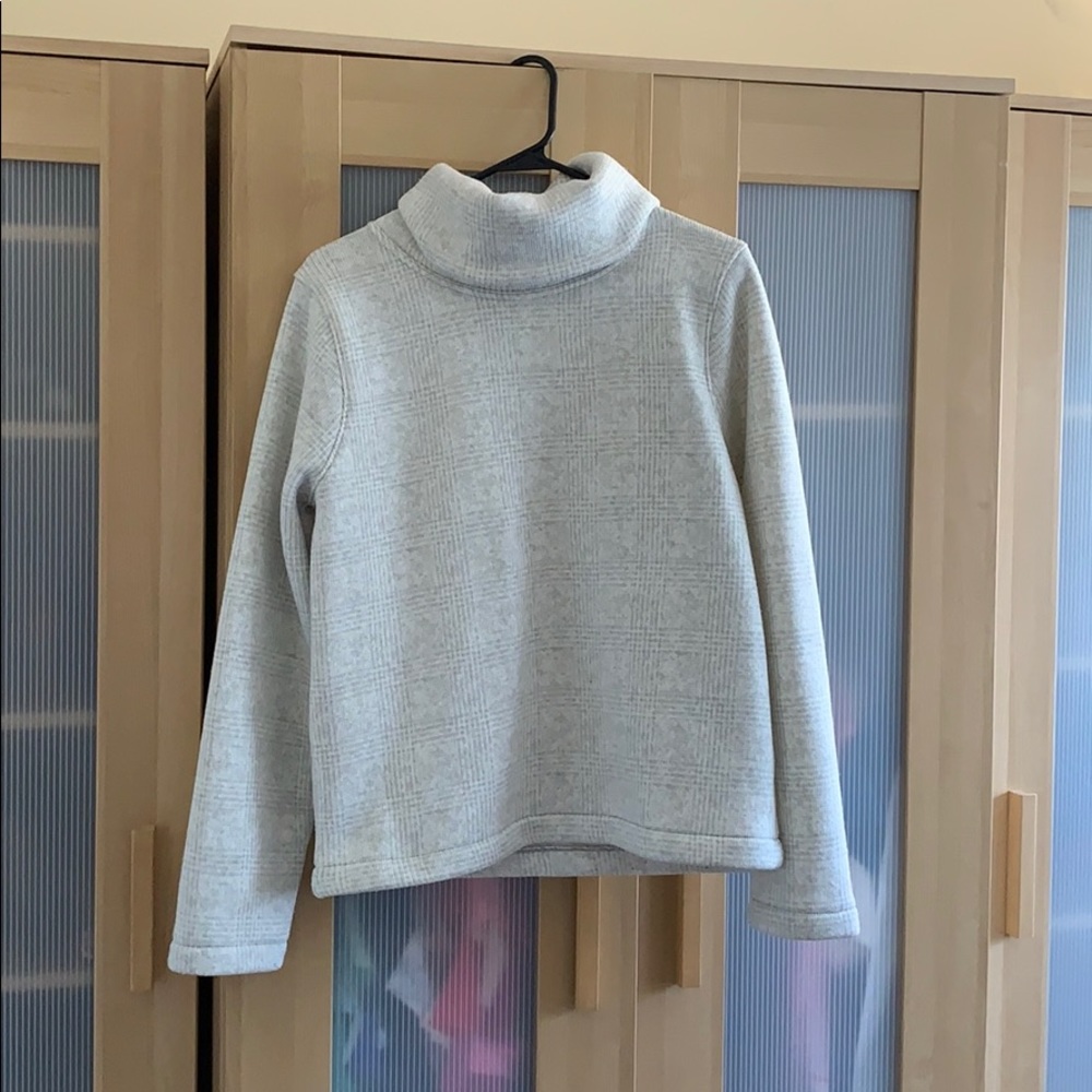Jcrew Factory Funnelneck Plaid Pullover